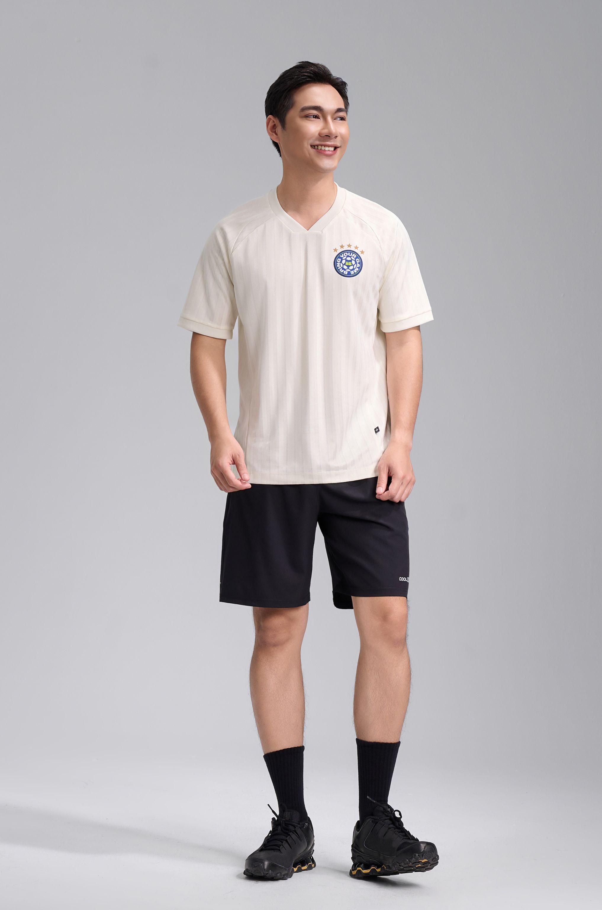 Áo thun cổ V Jacquard Exdry ProActive World Cup