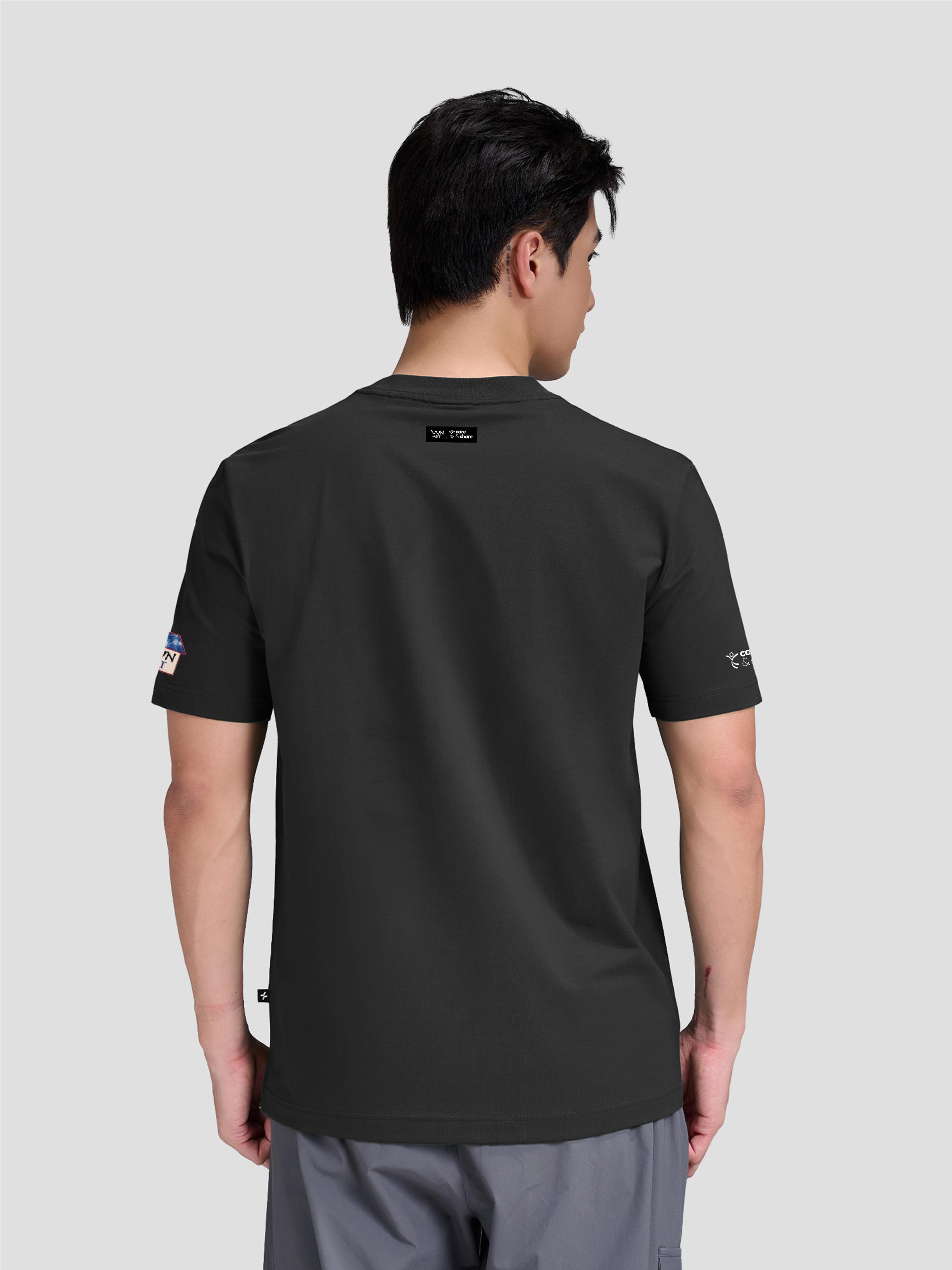 Áo thun Cotton Care & Share VỤN Art Choose Kindness Live Brightly - 3