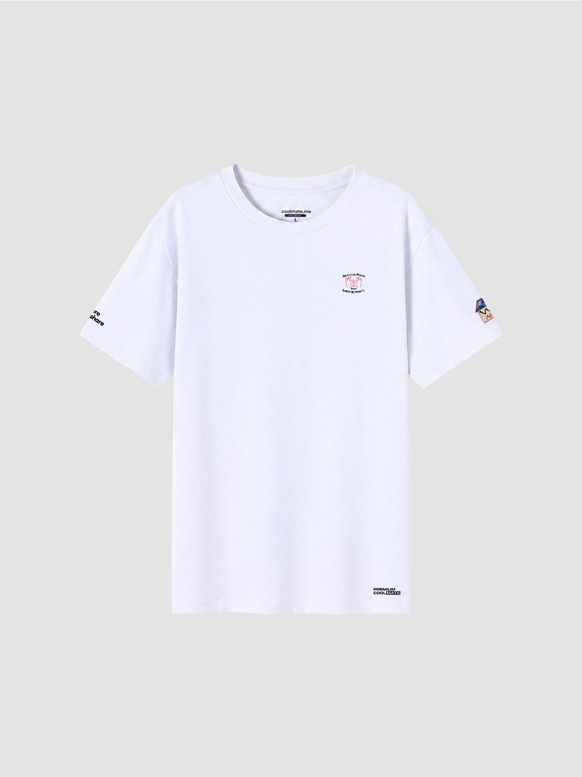 Áo thun Cotton Care & Share VỤN Art My Little Pieces, Your Loving Heart - 4