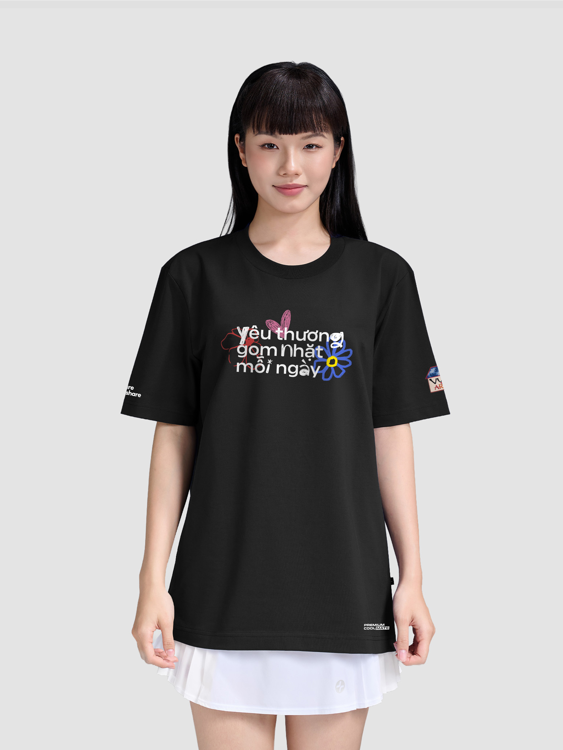 Áo thun Cotton Care & Share VỤN Art Yêu Thương Gom Nhặt Mỗi Ngày - 8