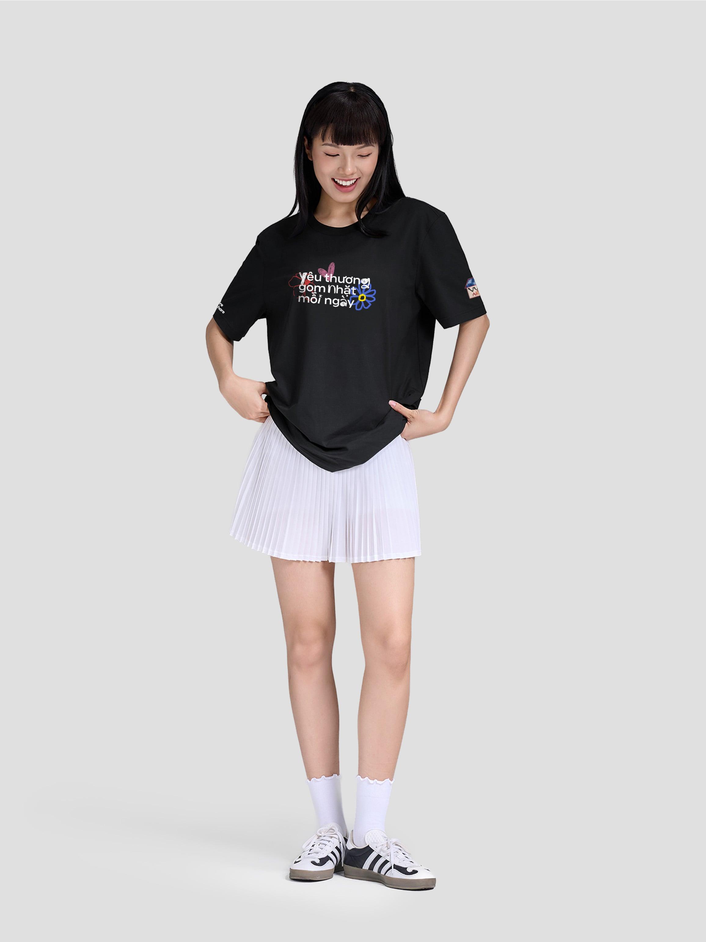 Áo thun Cotton Care & Share VỤN Art Yêu Thương Gom Nhặt Mỗi Ngày - 3