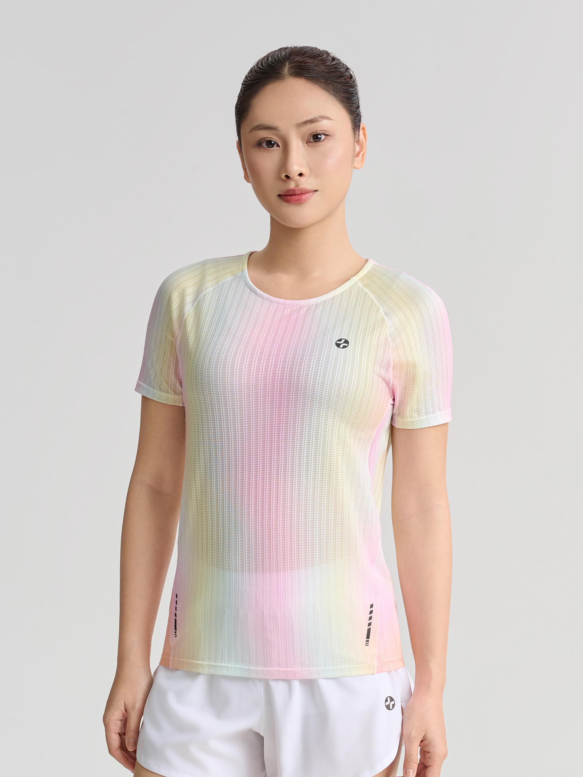 Tshirt chạy bộ nữ AirFlow Exdry Ombre - 3